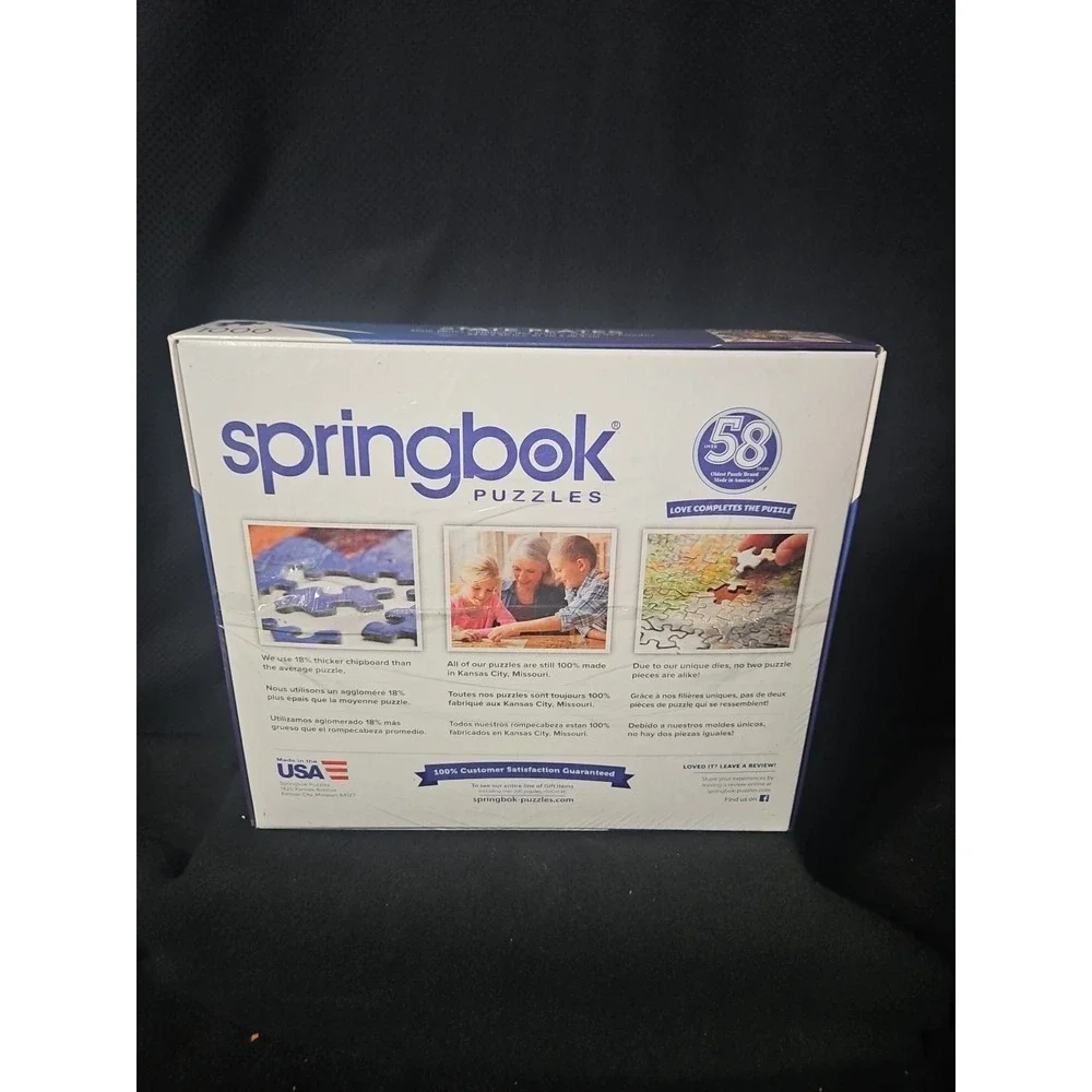 Springbok 1000 Piece Jigsaw‎ Puzzle STATE PLATES Made in USA Factory Sealed